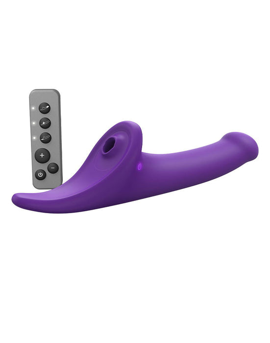 Strap-On-Me - Multi Orgasm Dildo - Strapless Strap-on met Luchtdruk Stimulatie - Paars-Erotiekvoordeel.nl