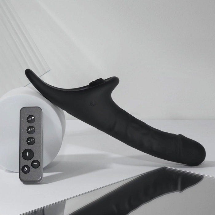 Strap-On-Me - Multi Orgasm Realistische Dildo - Strapless Strap-on met Flapper Technologie - Zwart-Erotiekvoordeel.nl