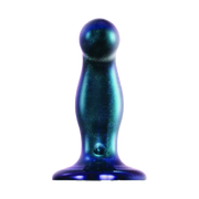 Strap-On-Me - Vibrerende Vingerende Dildo - Maat M - Blauw-Erotiekvoordeel.nl