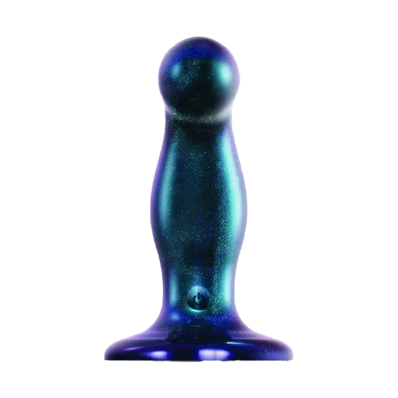 Strap-On-Me - Vibrerende Vingerende Dildo - Maat M - Blauw-Erotiekvoordeel.nl