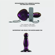 Strap-On-Me - Vibrerende Vingerende Dildo - Maat M - Paars-Erotiekvoordeel.nl