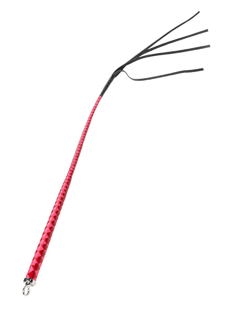 RISE - Japanse Bull Whip - 90 cm - Roze/Rood-laced-up.nl