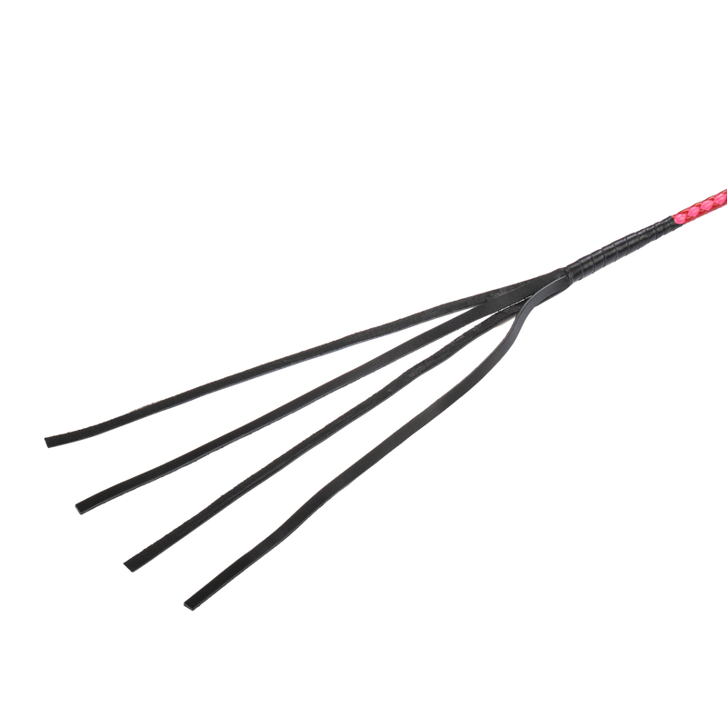 RISE - Japanse Bull Whip - 90 cm - Roze/Rood-laced-up.nl