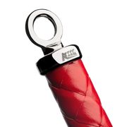 RISE - Lange Flogger met Harde Strengen – Rood-laced-up.nl