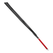 RISE - Lange Flogger met Harde Strengen – Rood-laced-up.nl
