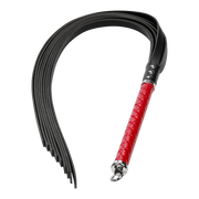RISE - Lange Flogger met Harde Strengen – Rood-laced-up.nl