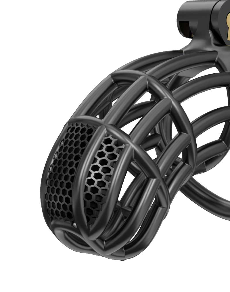 Rimba P-Cage - P-Cage PC06 - Kuisheidskooi - Peniskooi - Maat L - Zwart-laced-up.nl