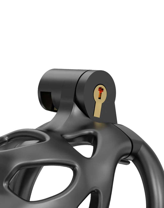 Rimba P-Cage - P-Cage PC07 - Kuisheidskooi - Peniskooi - Maat XS - Zwart-Erotiekvoordeel.nl