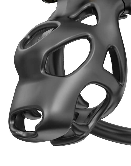 Rimba P-Cage - P-Cage PC07 - Kuisheidskooi - Peniskooi - Maat S - Zwart-Erotiekvoordeel.nl