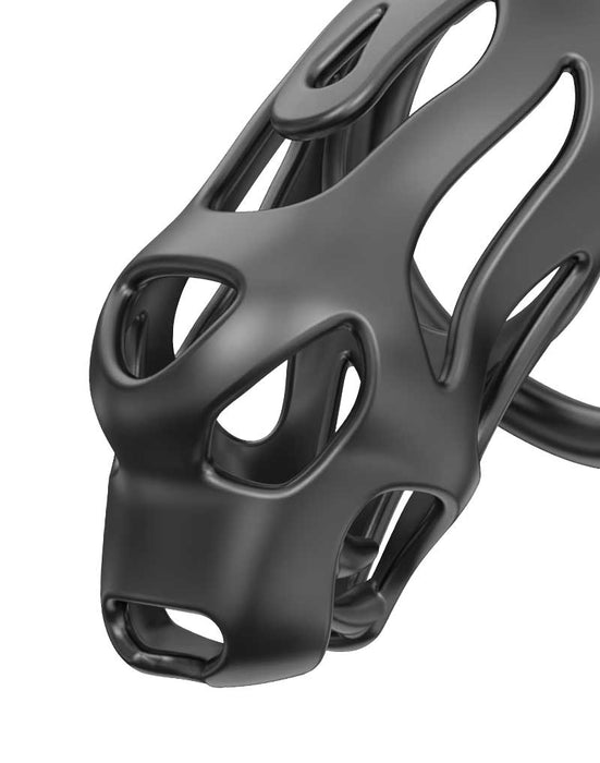 Rimba P-Cage - P-Cage PC07 - Kuisheidskooi - Peniskooi - Maat M - Zwart-Erotiekvoordeel.nl