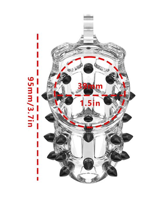 Rimba P-Cage - P-Cage PC09 - Kuisheidskooi - Peniskooi - Maat L - Transparant-Erotiekvoordeel.nl