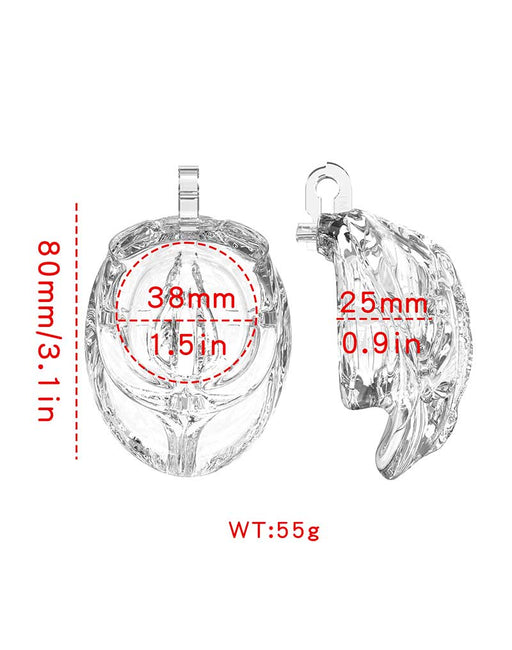 Rimba P-Cage - P-Cage PC10 - Kuisheidskooi - Peniskooi - Pussy - Transparant-Erotiekvoordeel.nl