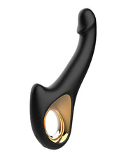 Rimba - Sensual nights SN07 - G-Spot Vibrator met Bewegende Kop - Zwart-laced-up.nl
