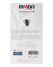 Rimba - Sensual nights SN07 - G-Spot Vibrator met Bewegende Kop - Zwart-laced-up.nl