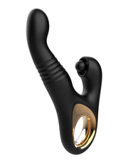 Rimba - Sensual nights SN08 - Stotende Vibrator met Tapping Functie - Zwart-laced-up.nl