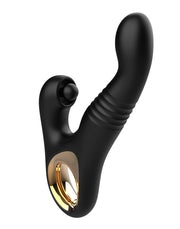 Rimba - Sensual nights SN08 - Stotende Vibrator met Tapping Functie - Zwart-laced-up.nl