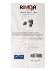 Rimba - Sensual nights SN08 - Stotende Vibrator met Tapping Functie - Zwart-laced-up.nl