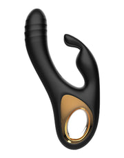 Rimba - Sensual nights SN09 - Stotende Rabbit Vibrator - Zwart-laced-up.nl