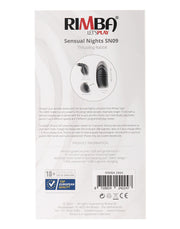 Rimba - Sensual nights SN09 - Stotende Rabbit Vibrator - Zwart-laced-up.nl