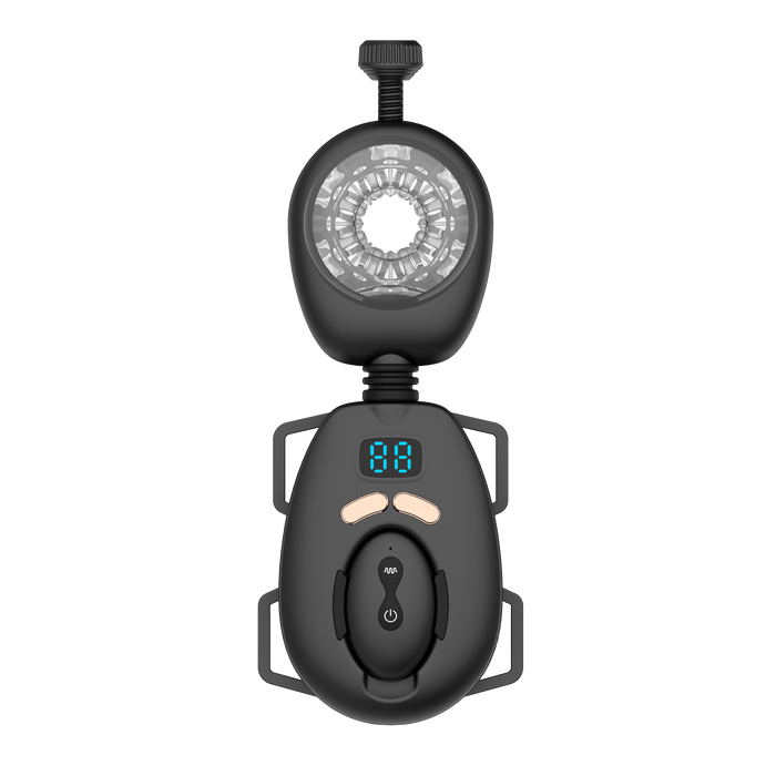 Rimba Toys - Orgastobator 06 - Masturbator met Swingfunctie - Zwart