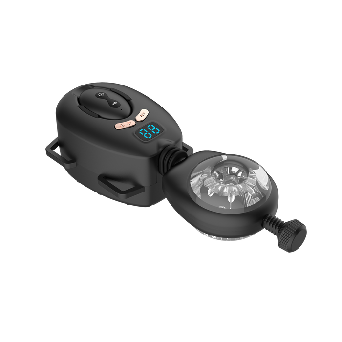 Rimba Toys - Orgastobator 06 - Masturbator met Swingfunctie - Zwart