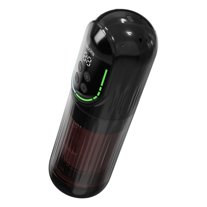 Rimba Toys - Orgastobator 07 - Masturbator - Rood/Transparant-Laced-up.nl