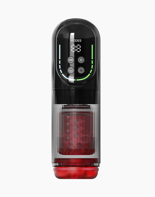 Rimba Toys - Orgastobator 07 - Masturbator - Rood/Transparant-Laced-up.nl