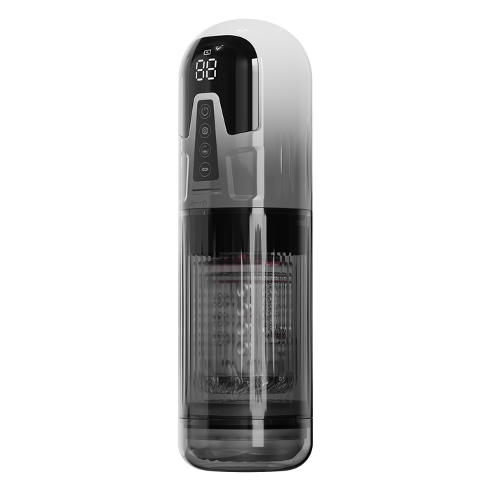 Rimba Toys - Orgastobator 08 - Masturbator - Zwart/Transparant-Laced-up.nl