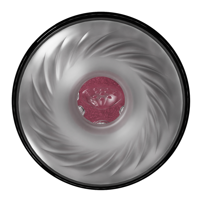 Rimba Toys - Orgastobator 08 - Masturbator - Zwart/Transparant-Laced-up.nl