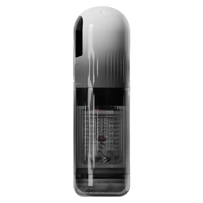 Rimba Toys - Orgastobator 08 - Masturbator - Zwart/Transparant-Laced-up.nl