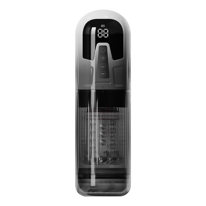 Rimba Toys - Orgastobator 08 - Masturbator - Zwart/Transparant-Laced-up.nl