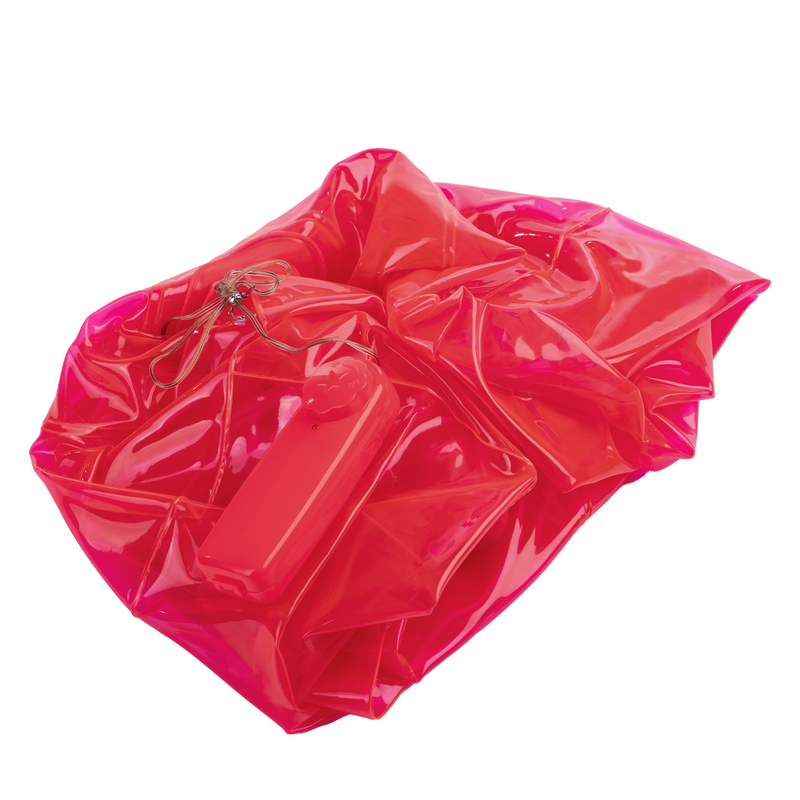 Opblaasbare Dildo Poef Cushion - met Ding Dong en afstandsbediening - Roze-laced-up.nl