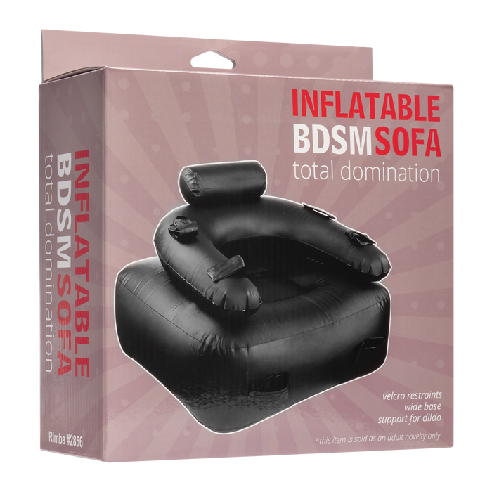 Opblaasbare BDSM Sofa - Total Domination - Zwart-Erotiekvoordeel.nl