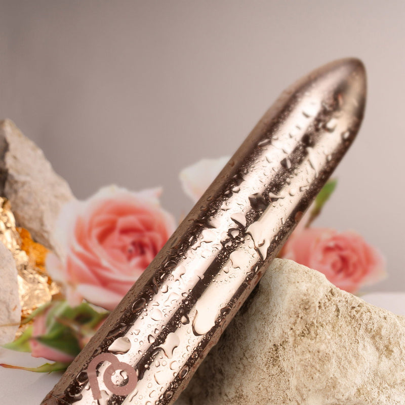 Rocks-off - Oplaadbare Bullet Vibrator - Rosé Goud-laced-up.nl