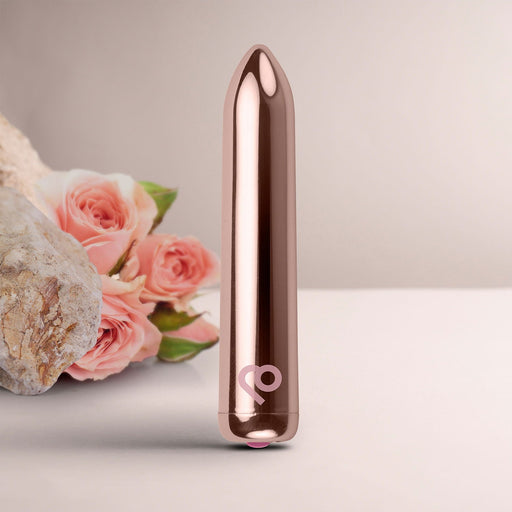 Rocks-off - Oplaadbare Bullet Vibrator - Rosé Goud-Erotiekvoordeel.nl