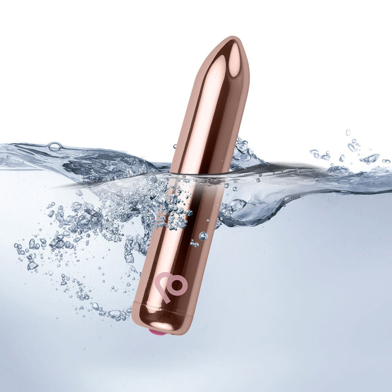 Rocks-off - Oplaadbare Bullet Vibrator - Rosé Goud-laced-up.nl