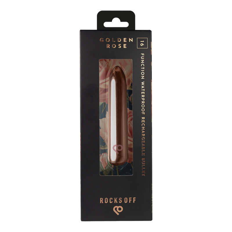 Rocks-off - Oplaadbare Bullet Vibrator - Rosé Goud-laced-up.nl