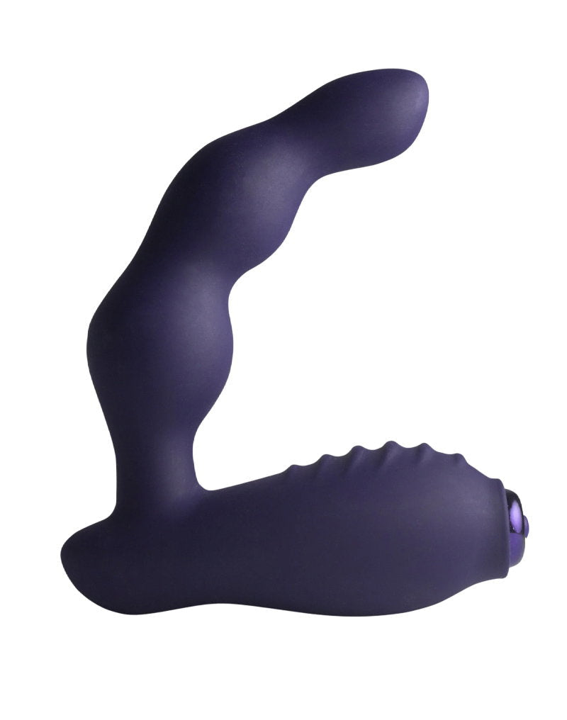 Rocks-Off - Nova Dominion - Gebogen prostaat- en perineumstimulator - Blauw-Erotiekvoordeel.nl
