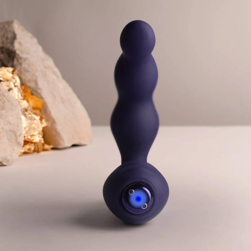 Rocks-Off - Nova Dominion - Gebogen prostaat- en perineumstimulator - Blauw-Erotiekvoordeel.nl