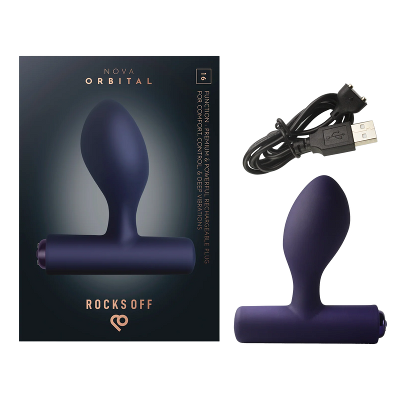 Rocks-off - Nova Orbital - Prostaatvibrator - Blauw-Erotiekvoordeel.nl