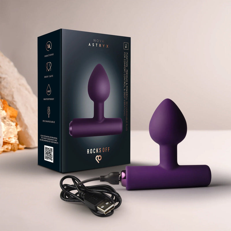 Rocks-Off Nova Astryx - Discrete Prostaatvibrator - Paars