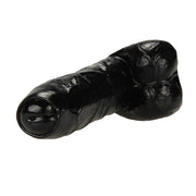 Being Fetish - TPR Dildo met Onbesneden Eikel - 15 cm - Zwart-laced-up.nl