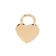Liebe Seele - Ketting Collar met Hartvormig Hangslot - Goud-Erotiekvoordeel.nl