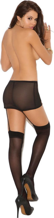 Elegant Moments - Jarretelkousen - One Size - 100% Nylon - Sheer Thigh Hi-Laced-up.nl