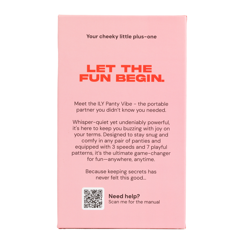 ILY - The Panty Vibe - Pantyvibrator met Afstandsbediening - Roze