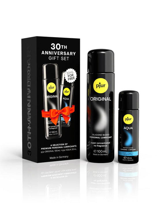 Pjur 30th Anniversary Cadeauset – Original 100 ml & Aqua 30 ml-Erotiekvoordeel.nl