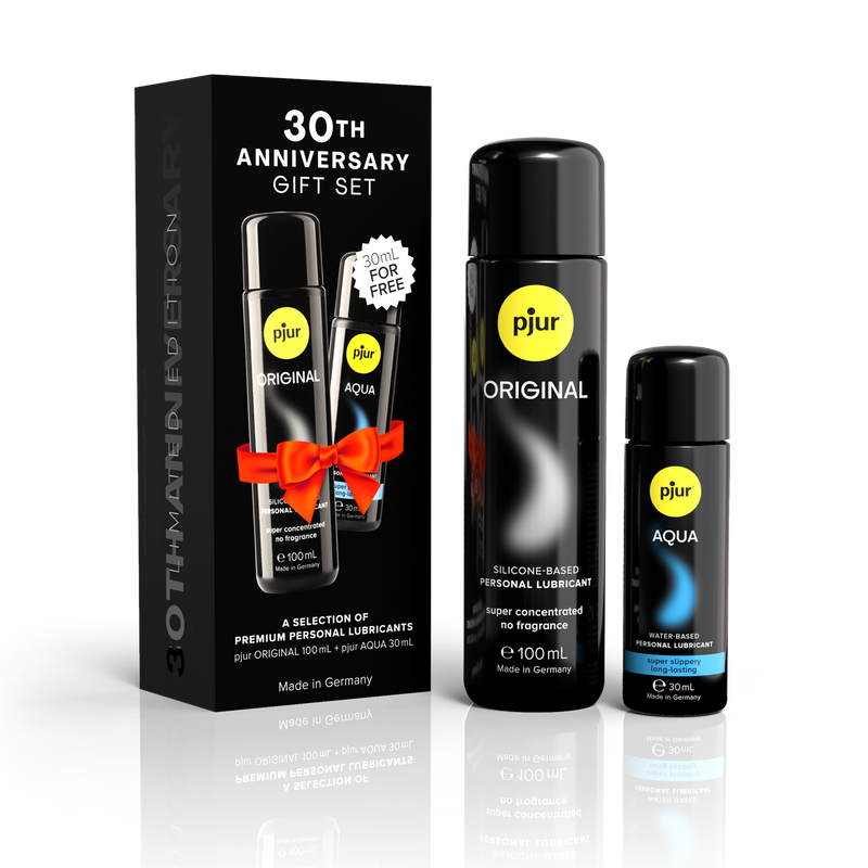Pjur 30th Anniversary Cadeauset – Original 100 ml & Aqua 30 ml-laced-up.nl
