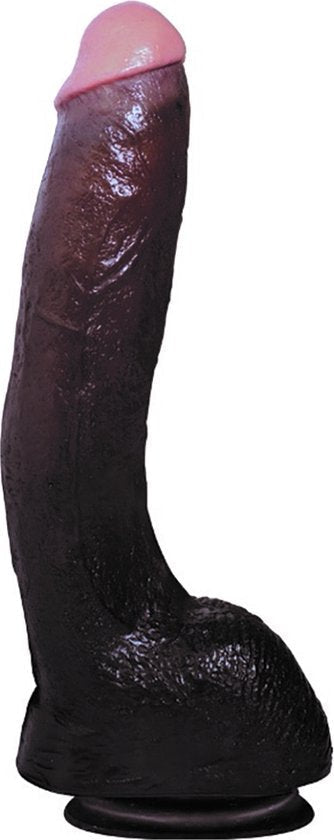 All Black Jungle King - Dildo - 25,5 cm zwart