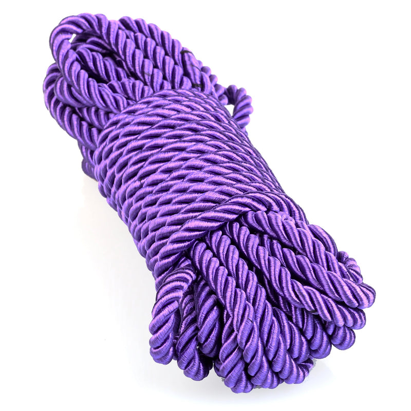 Being Fetish - Magic Touch Deluxe Silky Bondagetouw - 10 meter - Paars-laced-up.nl