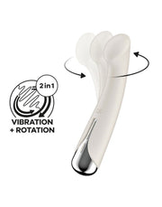 Satisfyer - Spinning G-Spot 1 - Vibrerende en Roterende G-Spot Vibrator - Beige-laced-up.nl